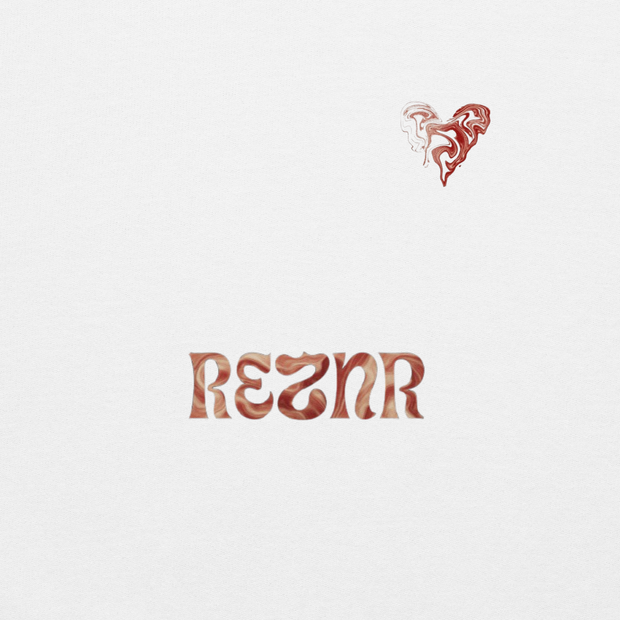 REZNR Heart White Sweatshirt
